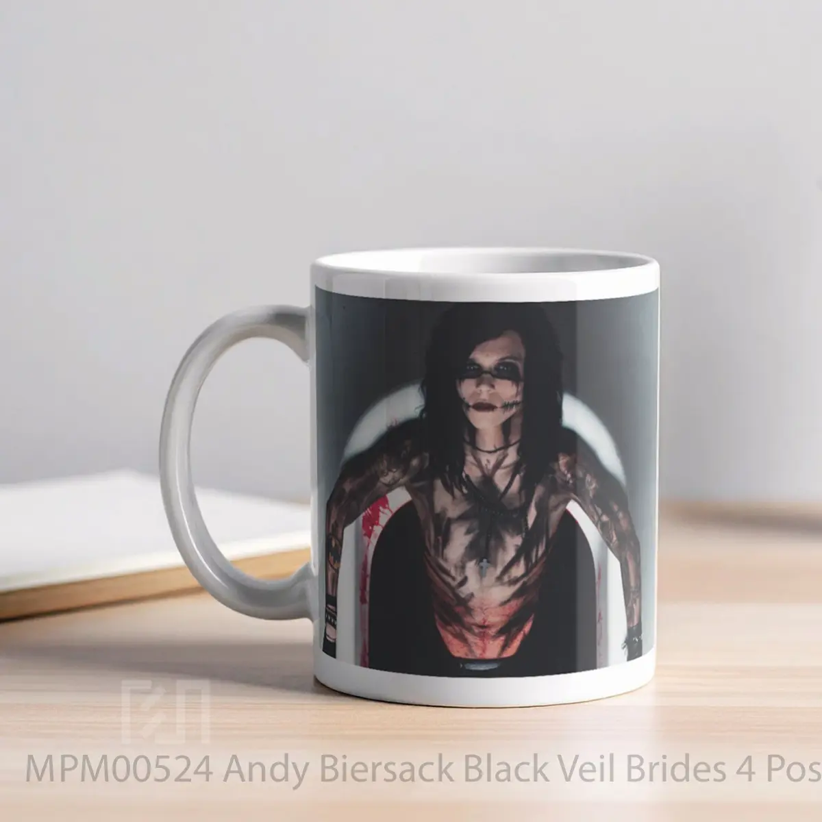 Mug Andy Biersack Black Veil Brides 4 MPM00524 - All-side / Desain