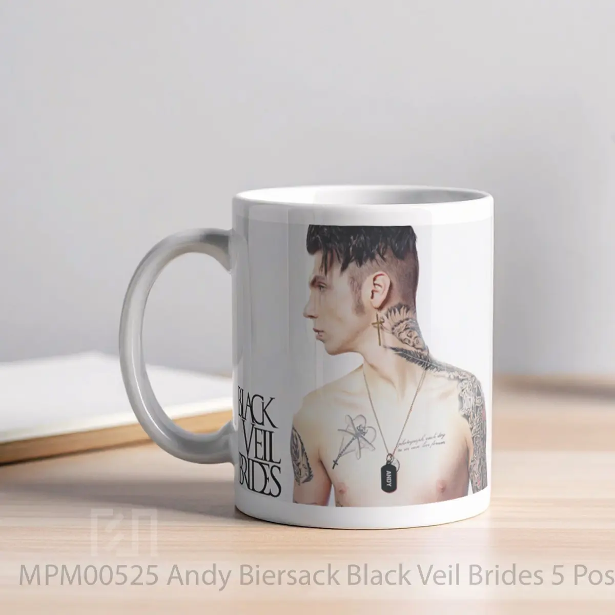 Mug Andy Biersack Black Veil Brides 5 MPM00525 - All-side / Desain