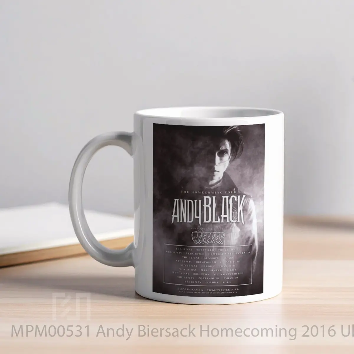 Mug Andy Biersack Homecoming 2016 Uk Tour MPM00531 - All-side / Desain