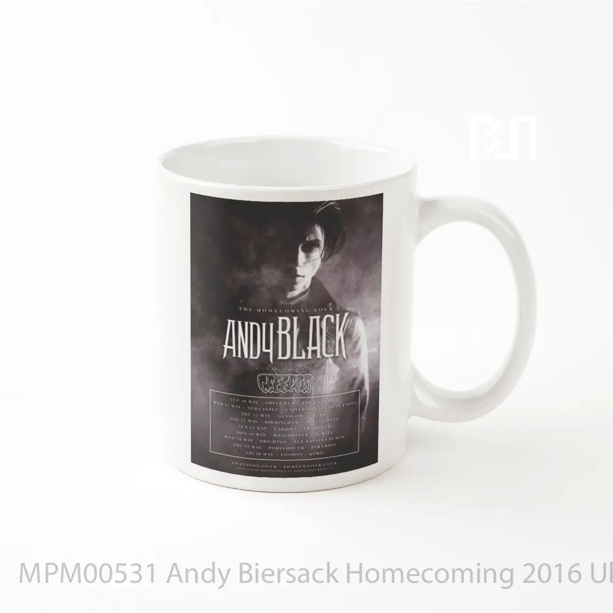 Mug Andy Biersack Homecoming 2016 Uk Tour MPM00531