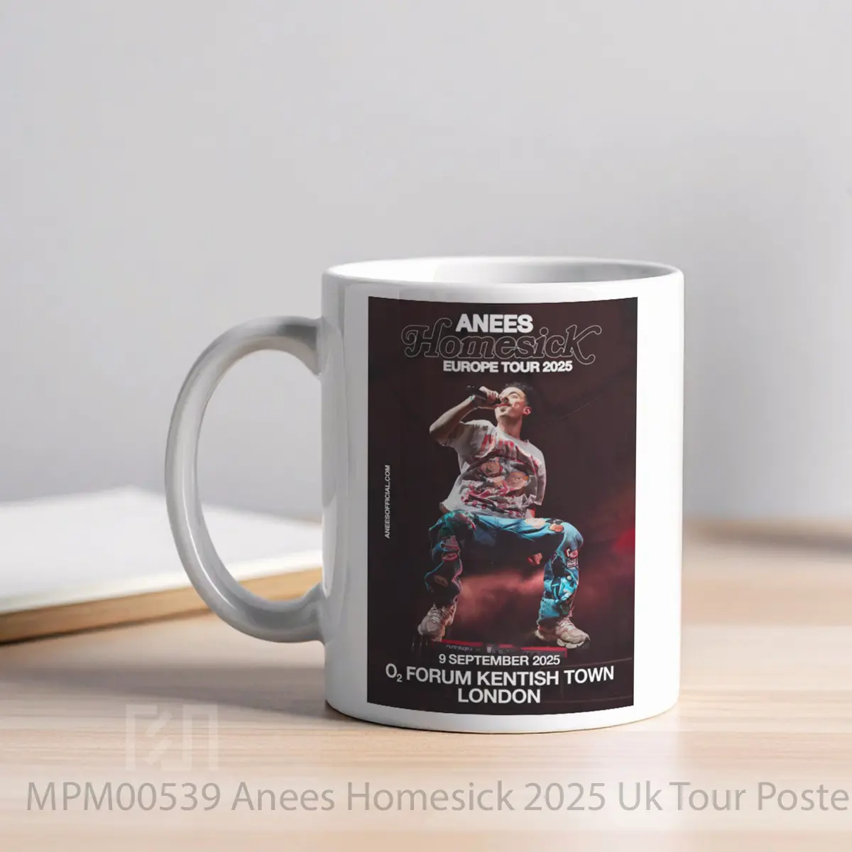 Mug Anees Homesick 2025 Uk Tour MPM00539 - All-side / Desain