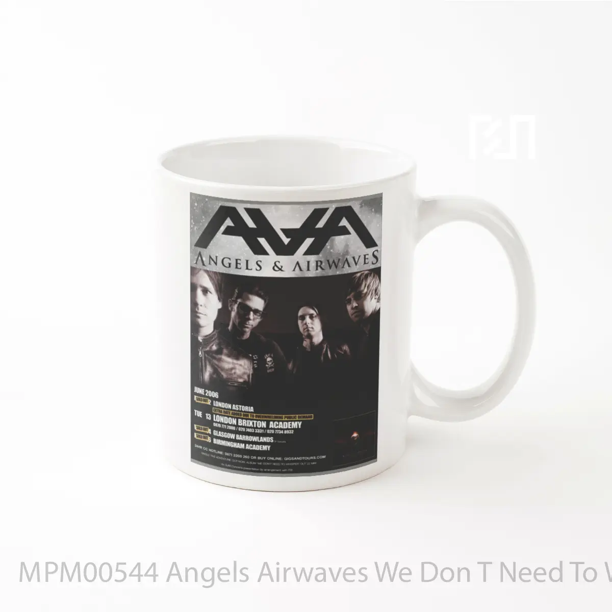 Mug Angels Airwaves We Don T Need To Whisper Uk Tour 2006 MPM00544