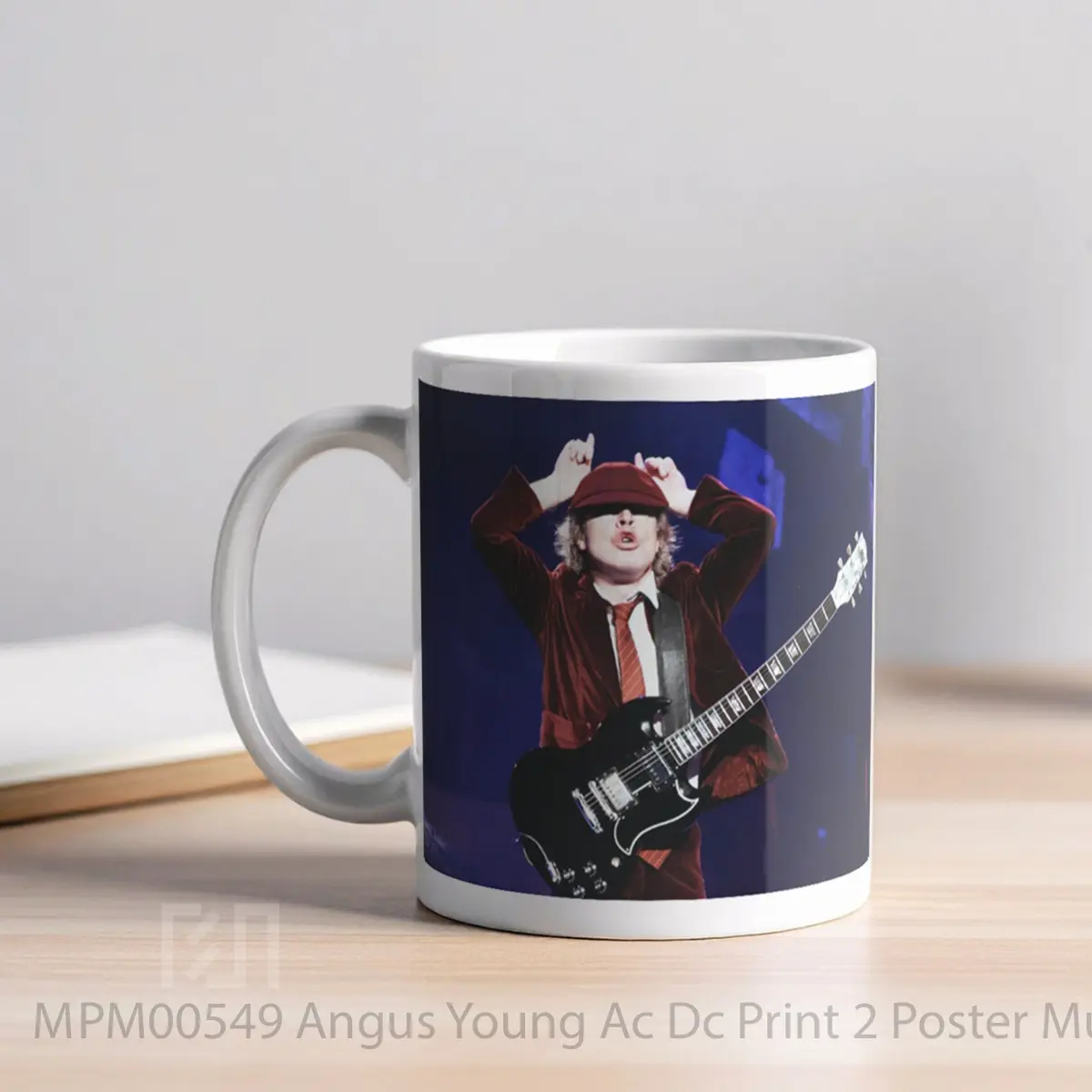 Mug Angus Young Ac Dc Print 2 MPM00549 - All-side / Desain