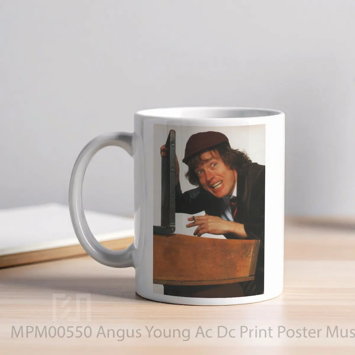 Mug Angus Young Ac Dc Print MPM00550 - All-side / Desain