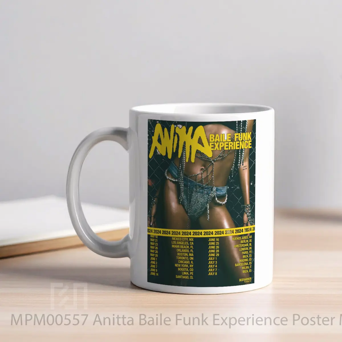 Mug Anitta Baile Funk Experience MPM00557 - All-side / Desain