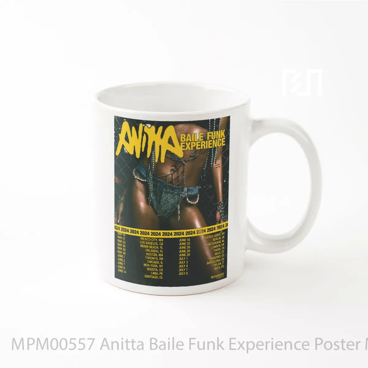 Mug Anitta Baile Funk Experience MPM00557