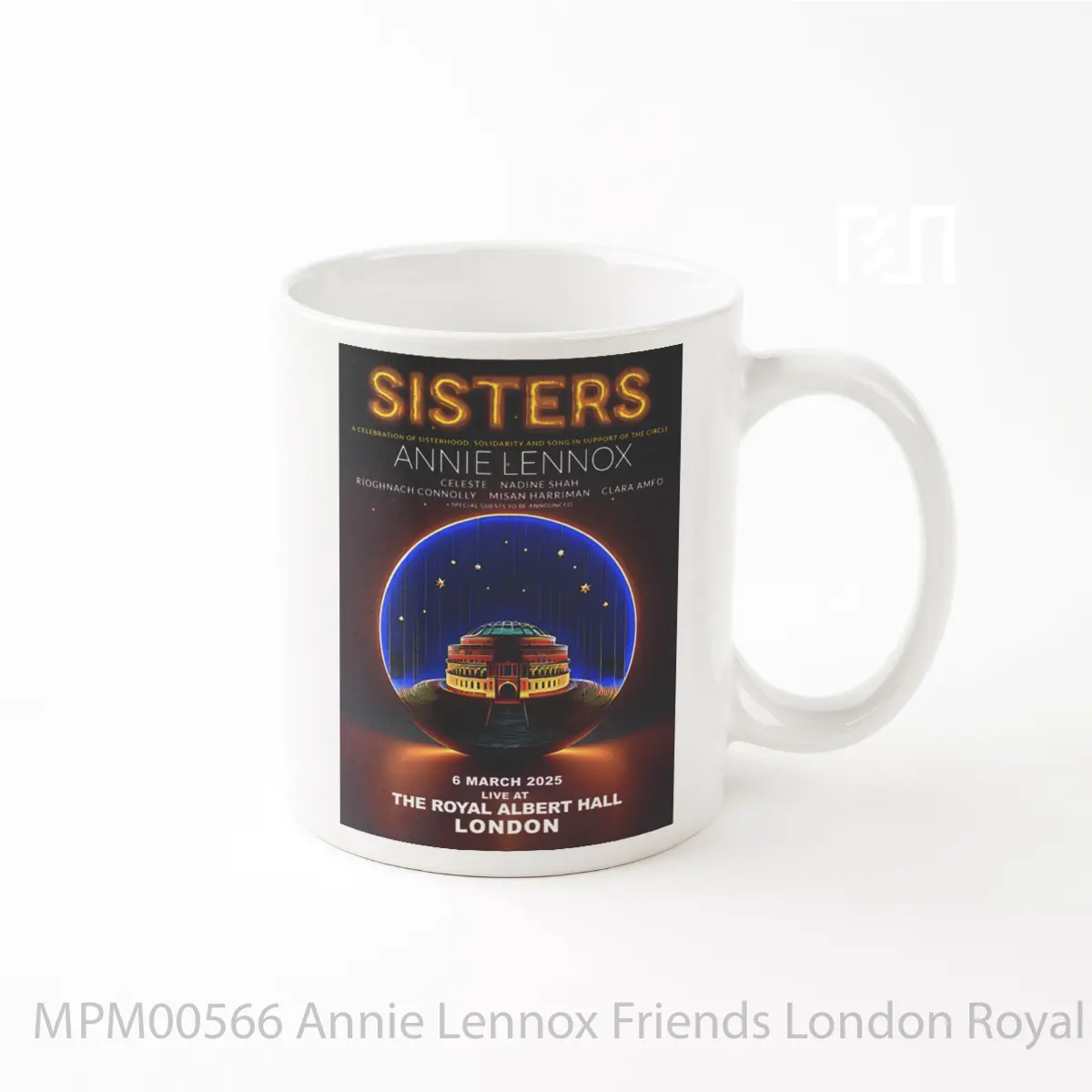 Mug Annie Lennox Friends London Royal Albert Hall 6 March 2025 MPM00566