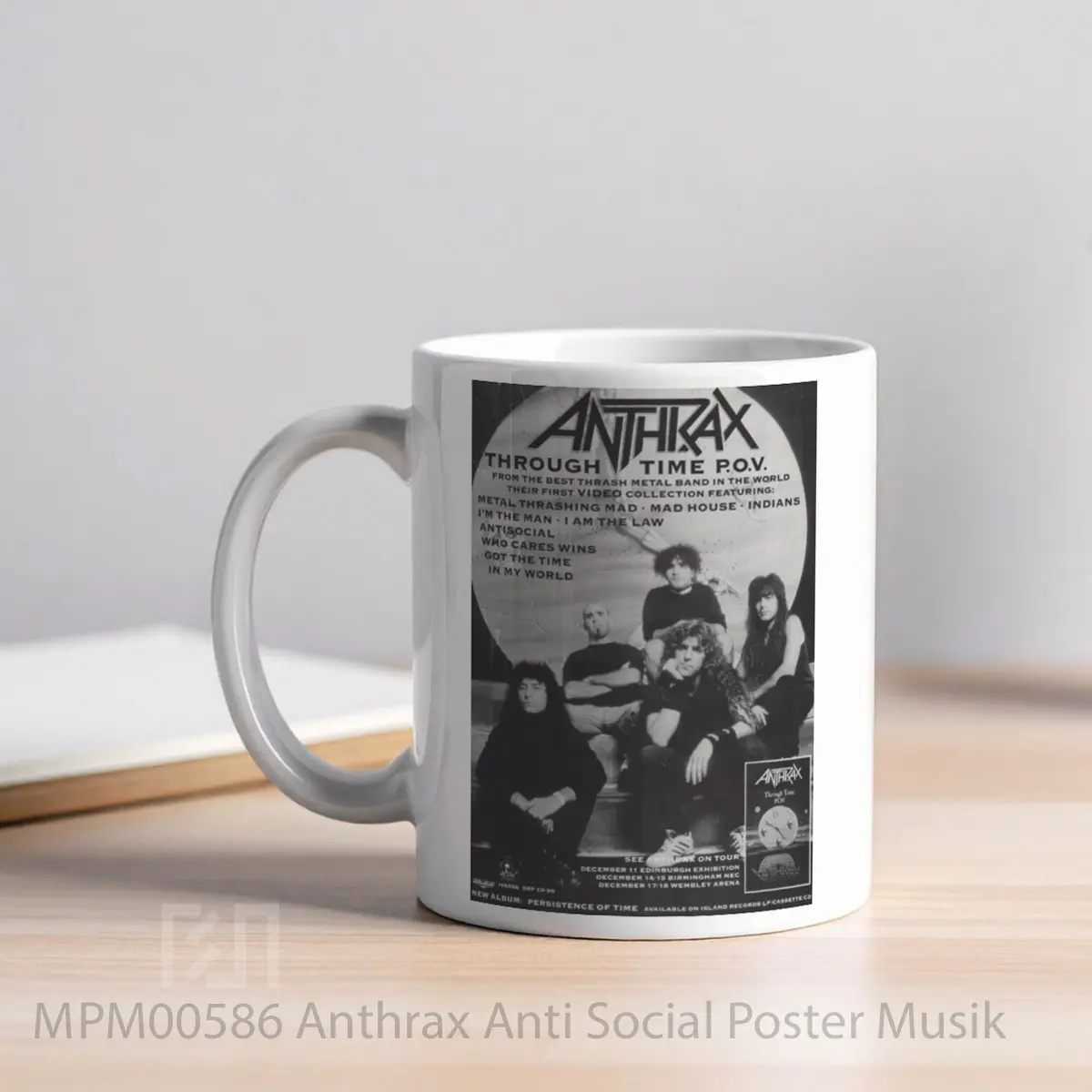 Mug Anthrax Anti Social MPM00586 - All-side / Desain