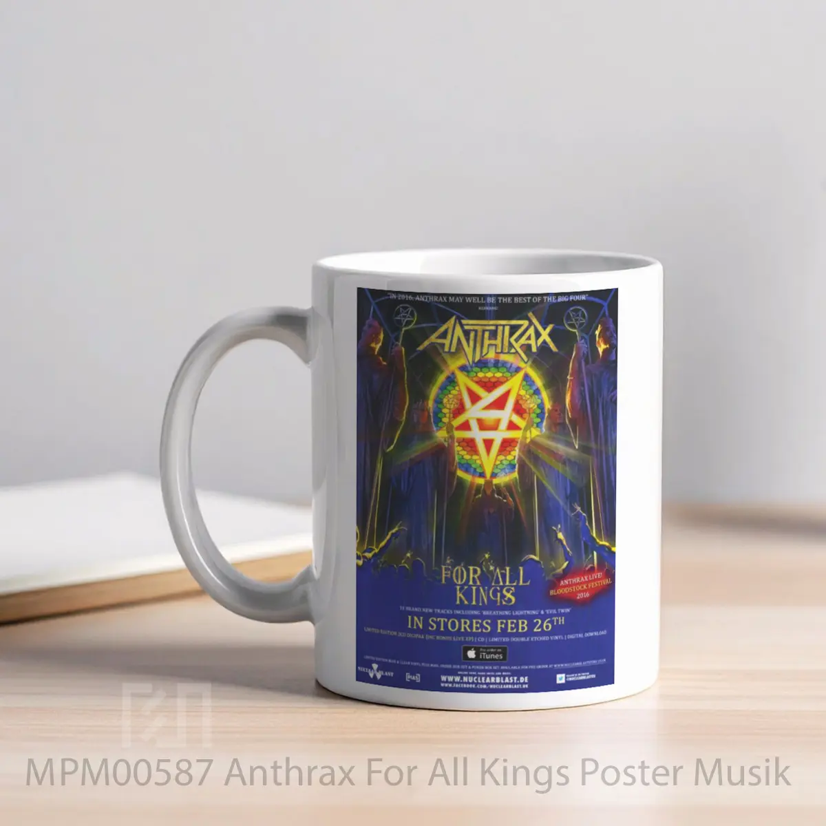 Mug Anthrax For All Kings MPM00587 - All-side / Desain