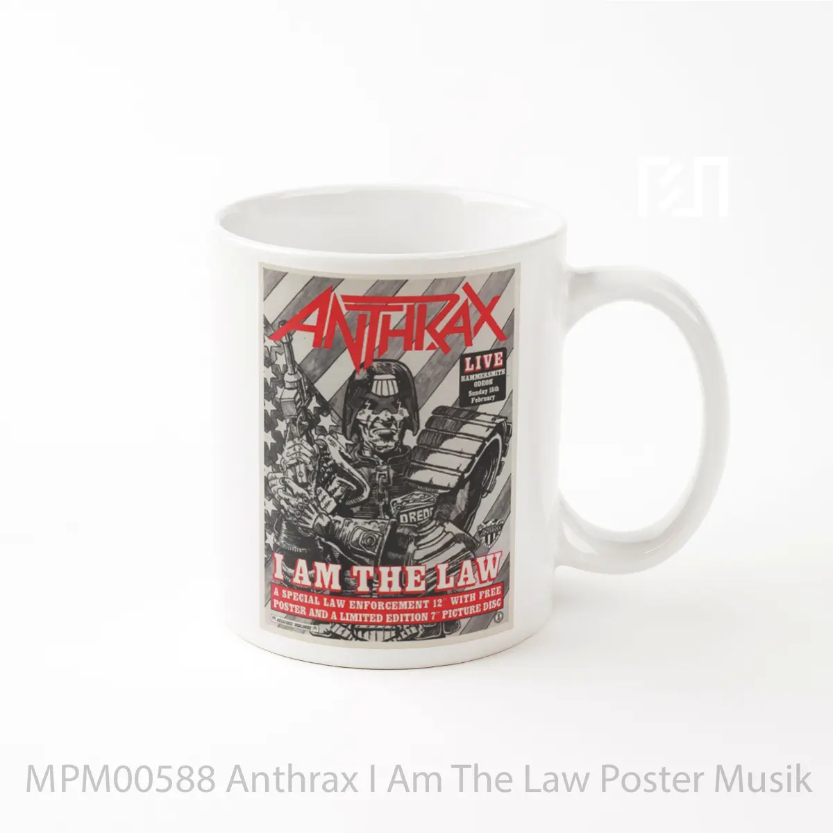 Mug Anthrax I Am The Law MPM00588