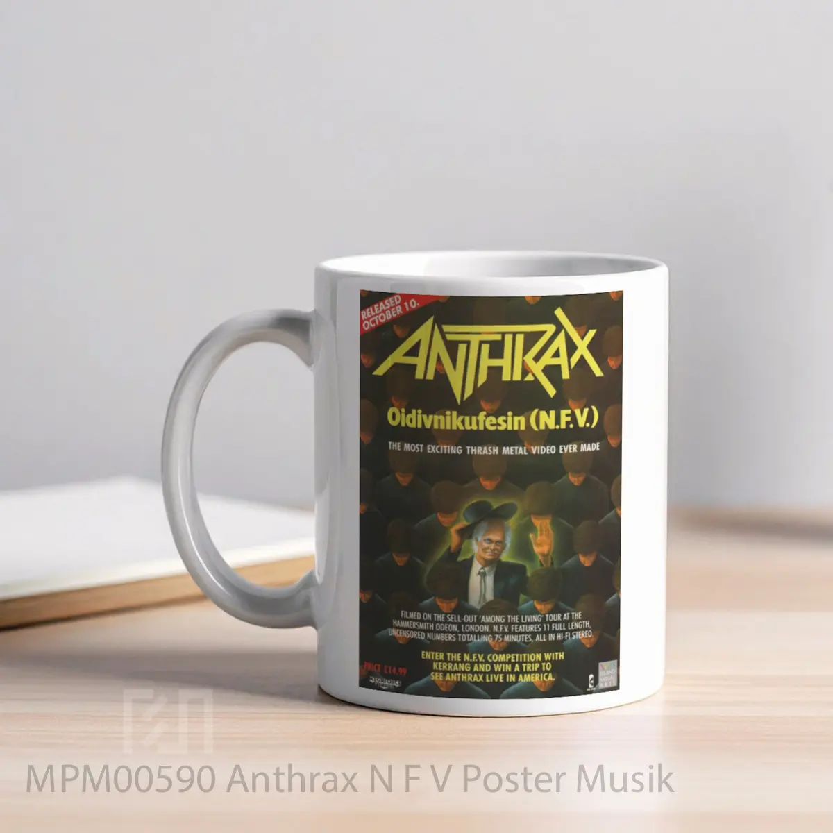 Mug Anthrax N F V MPM00590 - All-side / Desain
