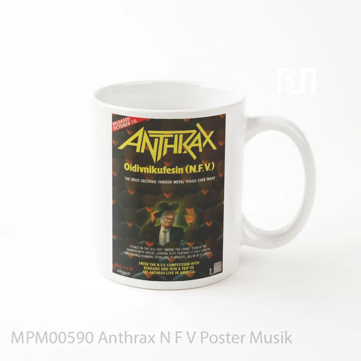 Mug Keramik Premium SNI - Mug Anthrax N F V MPM00590