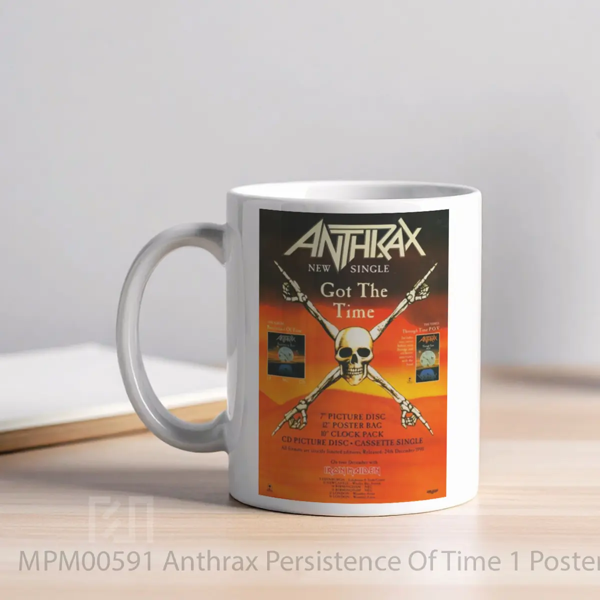 Mug Anthrax Persistence Of Time 1 MPM00591 - All-side / Desain