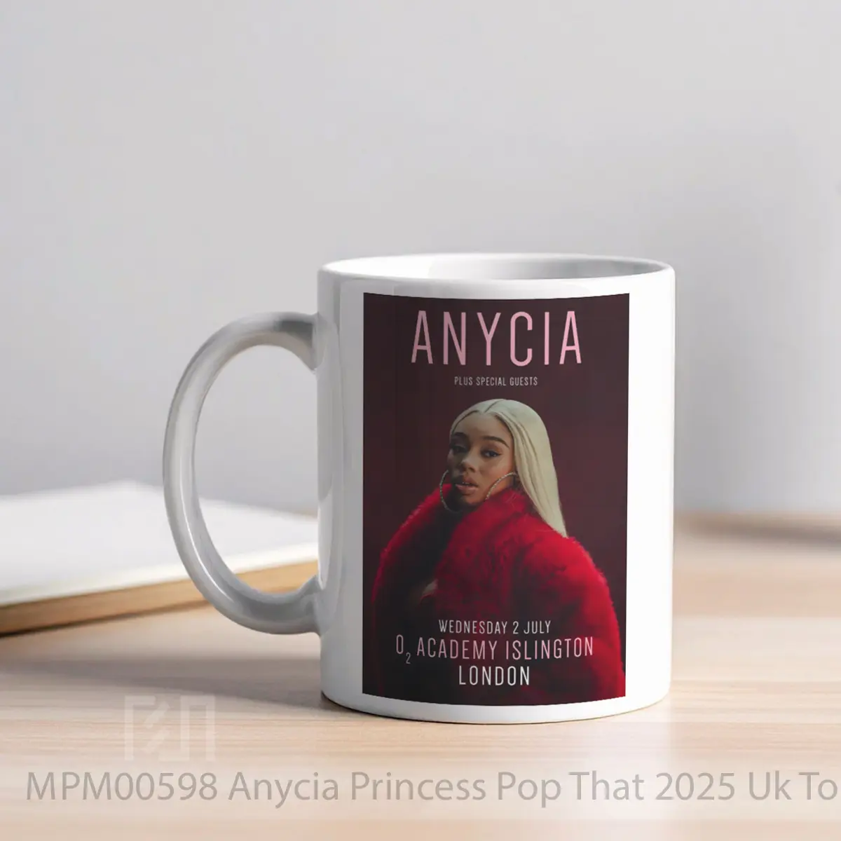 Mug Anycia Princess Pop That 2025 Uk Tour MPM00598 - All-side / Desain