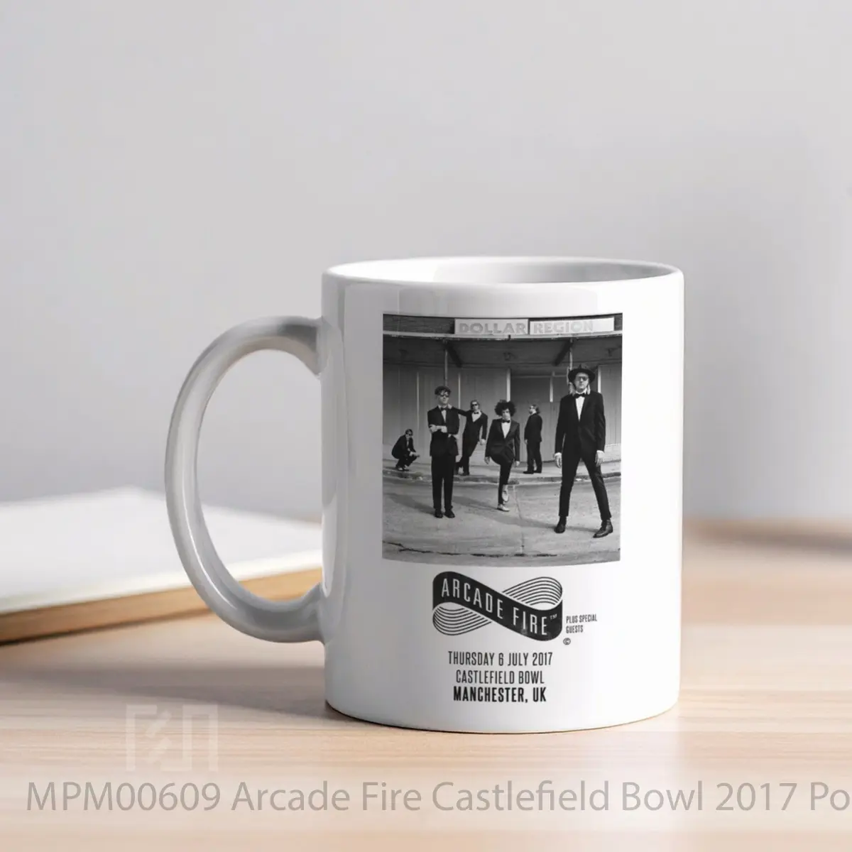 Mug Arcade Fire Castlefield Bowl 2017 MPM00609 - All-side / Desain