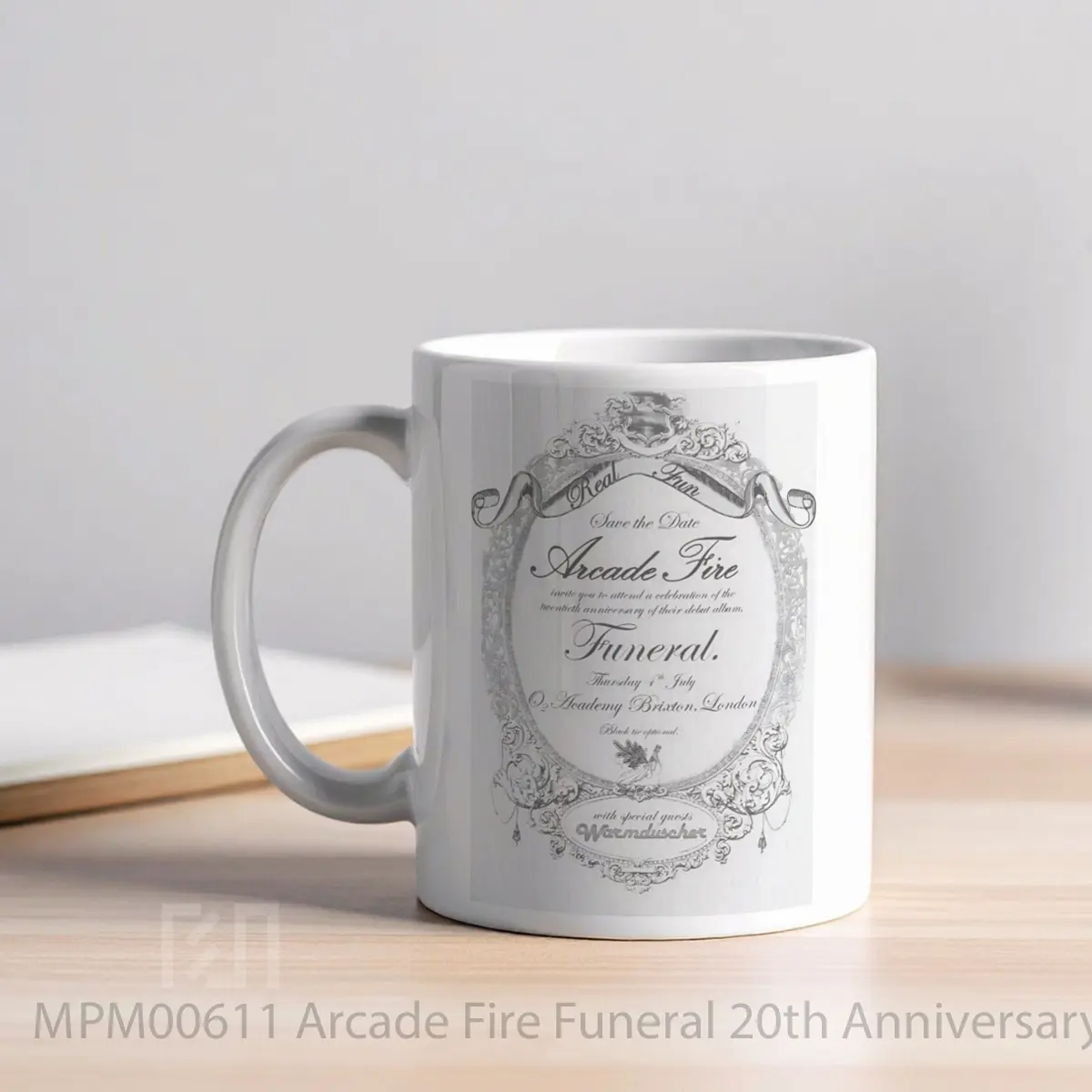 Mug Arcade Fire Funeral 20th Anniversary 2024 Tour London O2 Brixton Variant 2 MPM00611 - All-side / Desain