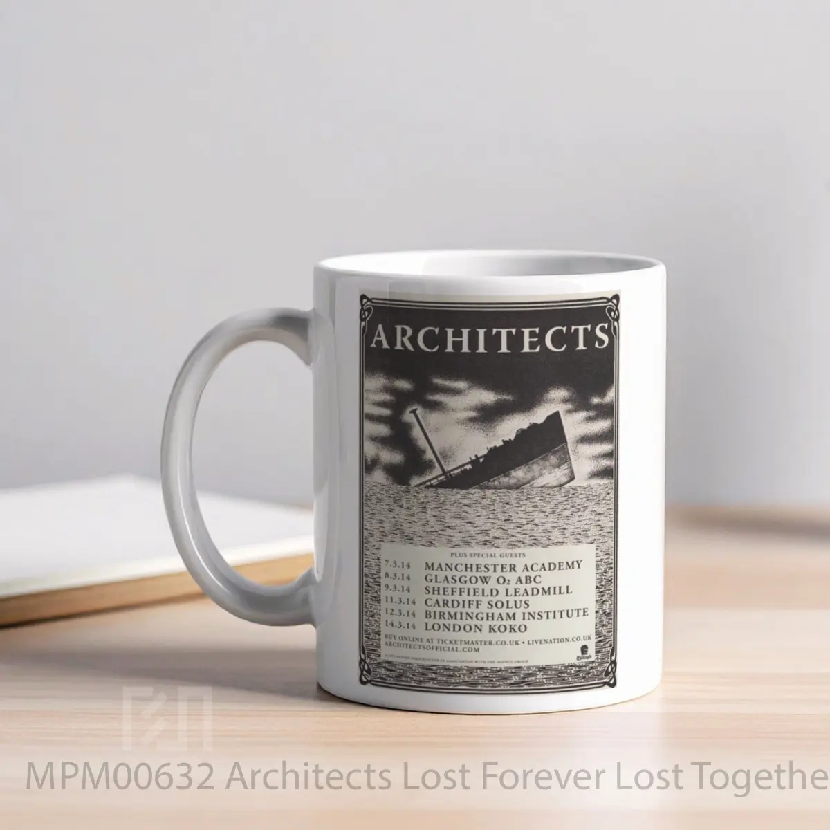 Mug Architects Lost Forever Lost Together 2014 Tour MPM00632 - All-side / Desain
