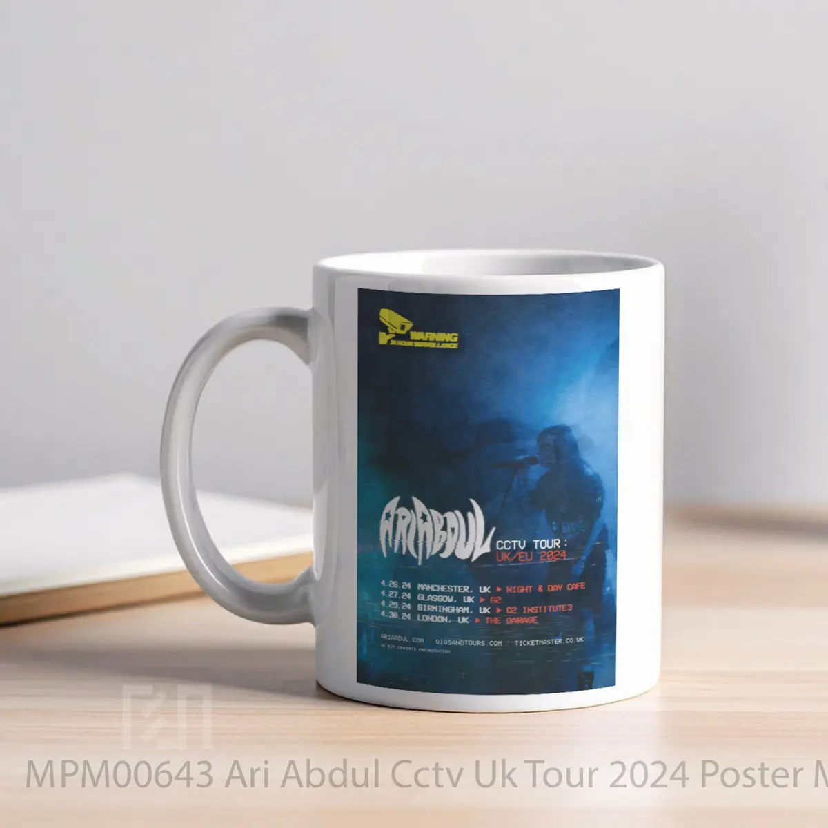 Mug Ari Abdul Cctv Uk Tour 2024 MPM00643 - All-side / Desain