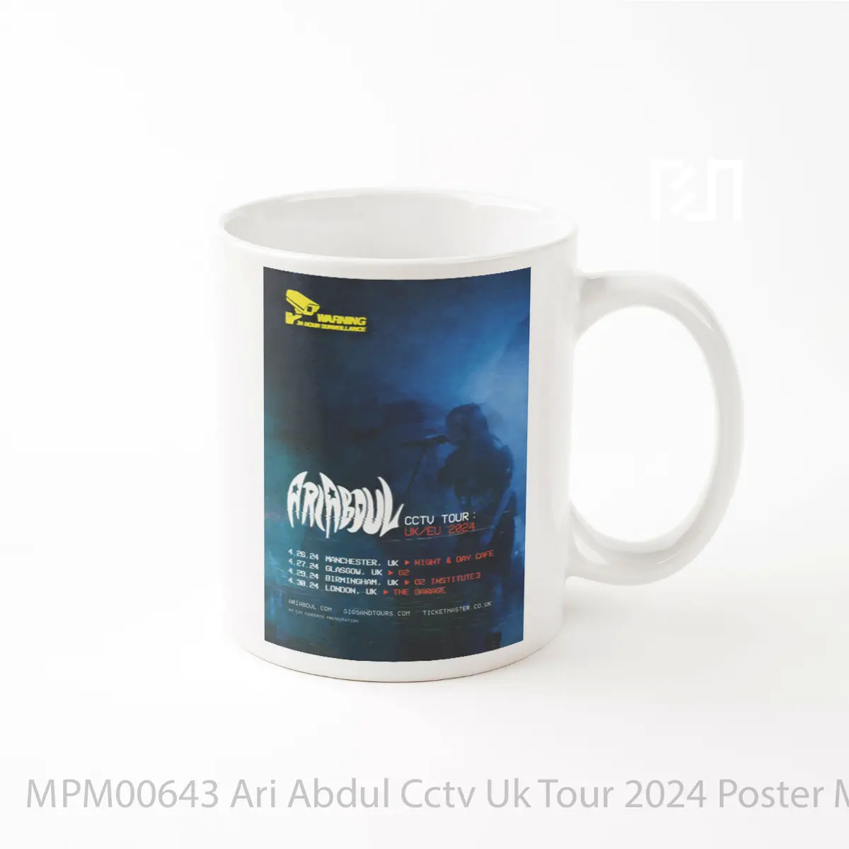 Mug Ari Abdul Cctv Uk Tour 2024 MPM00643