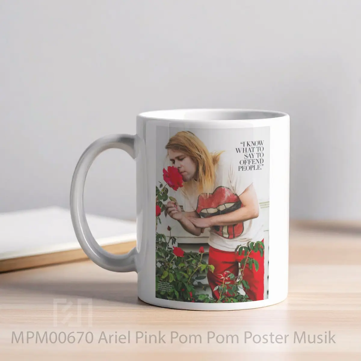 Mug Ariel Pink Pom Pom MPM00670 - All-side / Desain