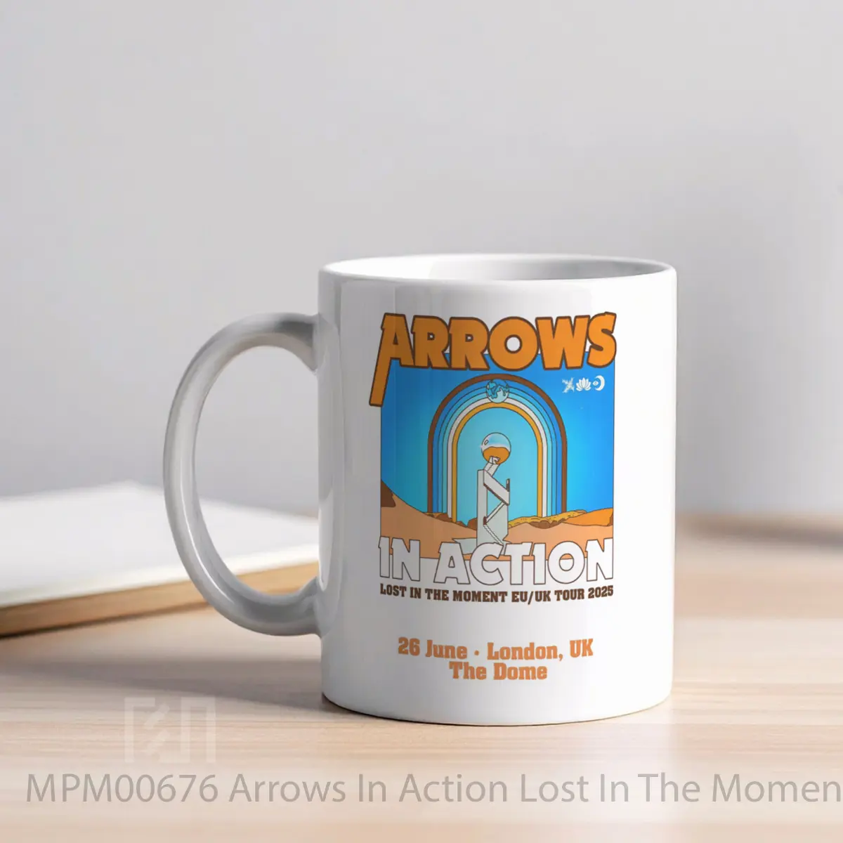 Mug Arrows In Action Lost In The Moment 2025 Uk Tour MPM00676 - All-side / Desain