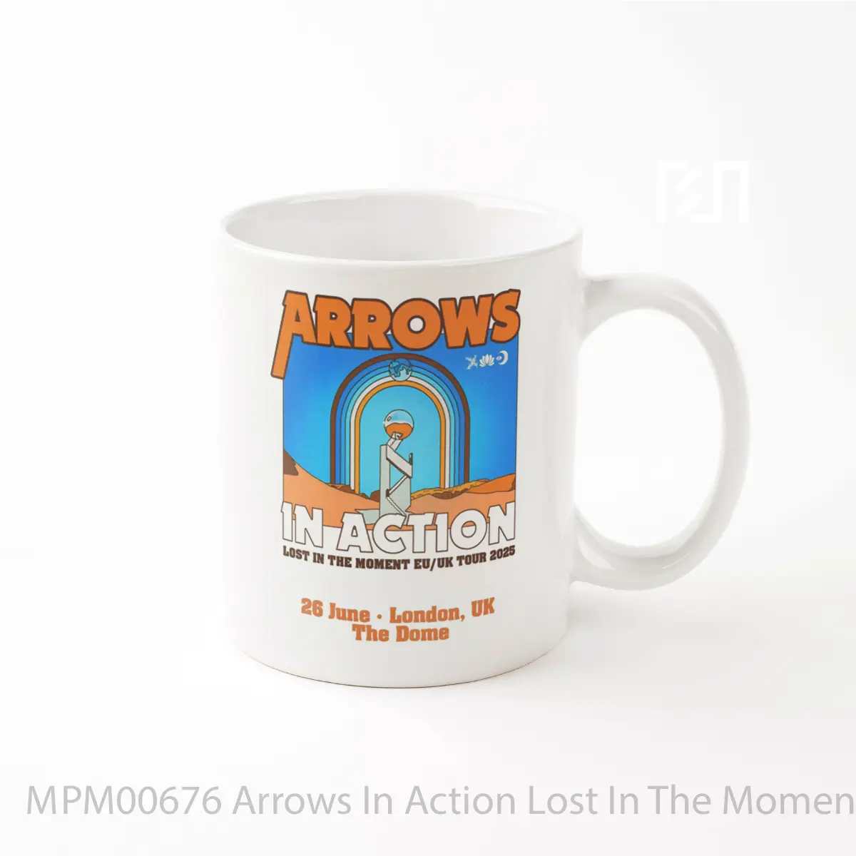 Mug Arrows In Action Lost In The Moment 2025 Uk Tour MPM00676
