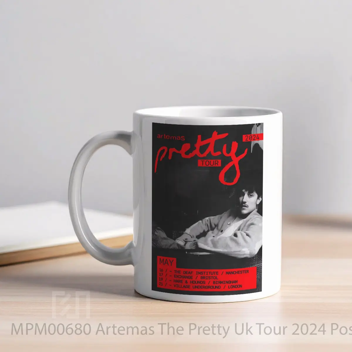 Mug Artemas The Pretty Uk Tour 2024 MPM00680 - All-side / Desain