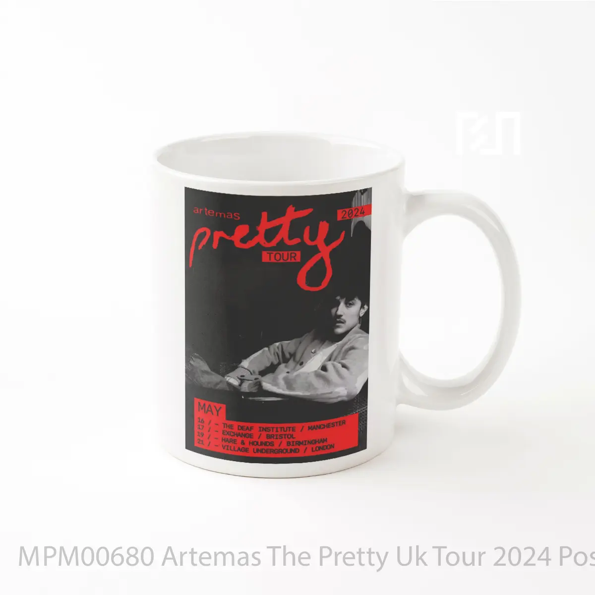 Mug Artemas The Pretty Uk Tour 2024 MPM00680