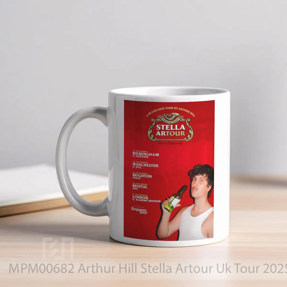 Mug Arthur Hill Stella Artour Uk Tour 2025 MPM00682 - All-side / Desain