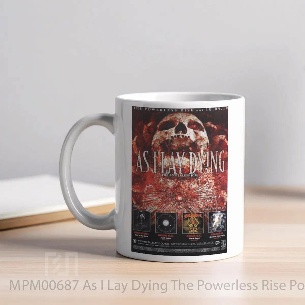 Mug As I Lay Dying The Powerless Rise MPM00687 - All-side / Desain