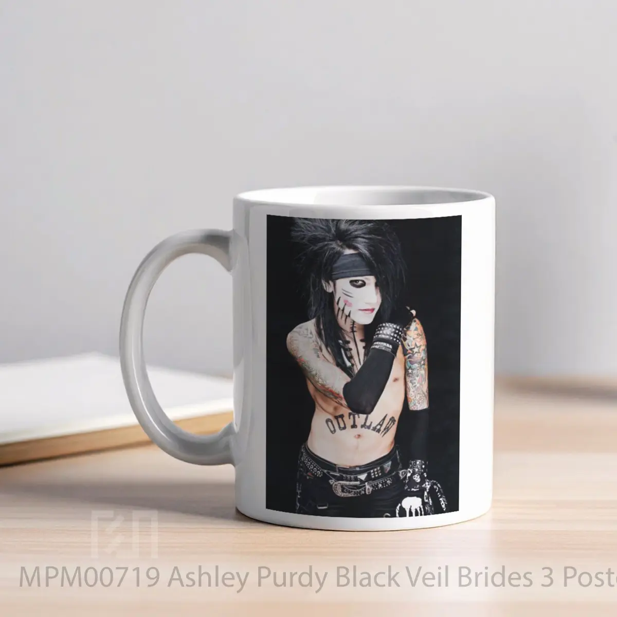 Mug Ashley Purdy Black Veil Brides 3 MPM00719 - All-side / Desain