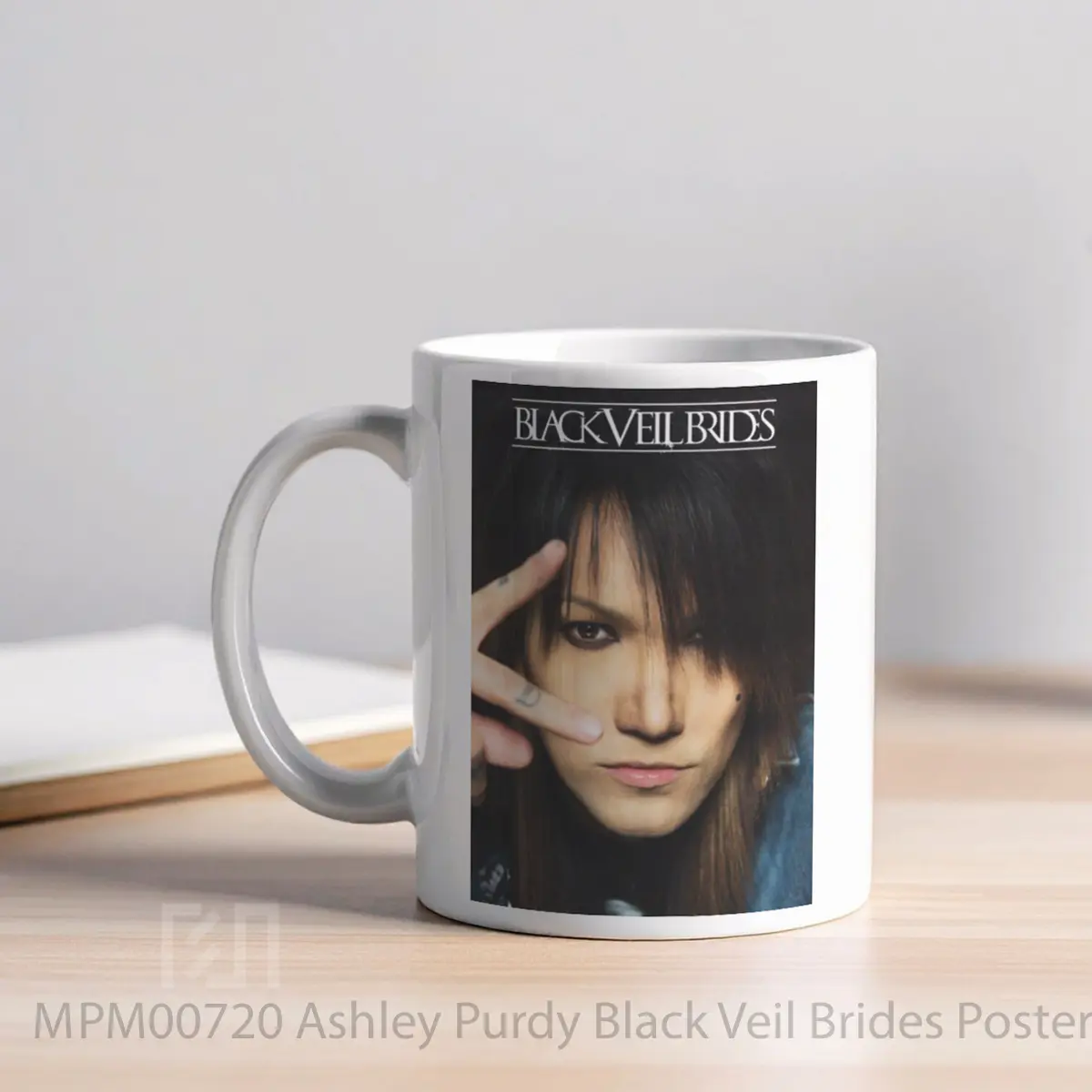 Mug Ashley Purdy Black Veil Brides MPM00720 - All-side / Desain