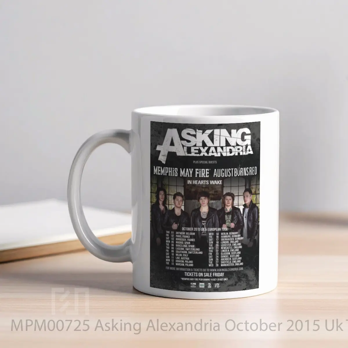 Mug Asking Alexandria October 2015 Uk Tour MPM00725 - All-side / Desain