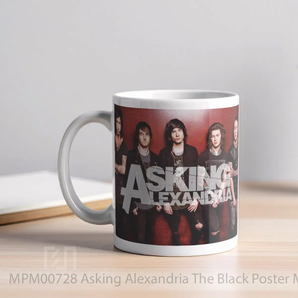 Mug Asking Alexandria The Black MPM00728 - All-side / Desain