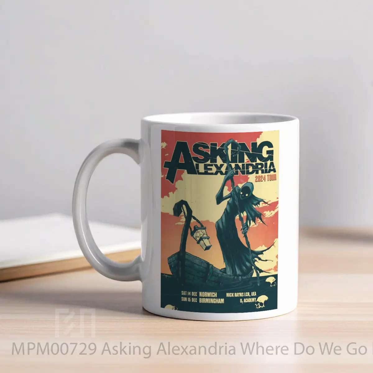 Mug Asking Alexandria Where Do We Go From Here 2024 U 1 MPM00729 - All-side / Desain