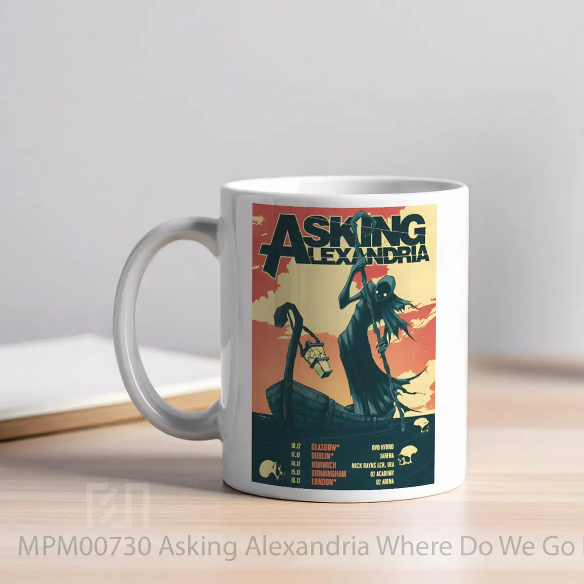 Mug Asking Alexandria Where Do We Go From Here 2024 U MPM00730 - All-side / Desain