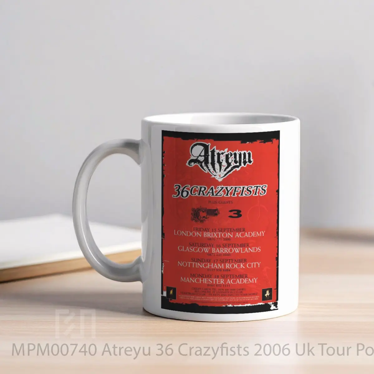Mug Atreyu 36 Crazyfists 2006 Uk Tour MPM00740 - All-side / Desain