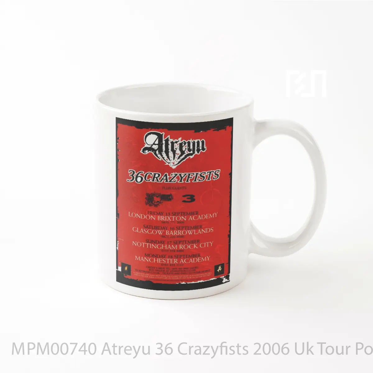 Mug Atreyu 36 Crazyfists 2006 Uk Tour MPM00740