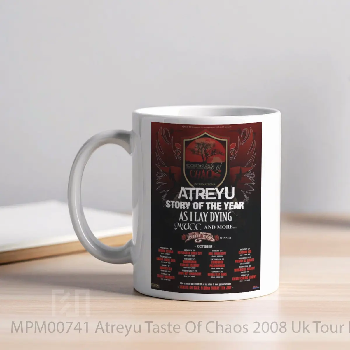 Mug Atreyu Taste Of Chaos 2008 Uk Tour MPM00741 - All-side / Desain