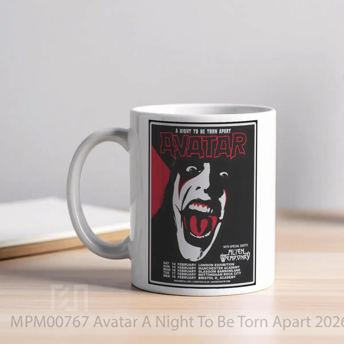 Mug Avatar A Night To Be Torn Apart 2026 Uk Tou MPM00767 - All-side / Desain