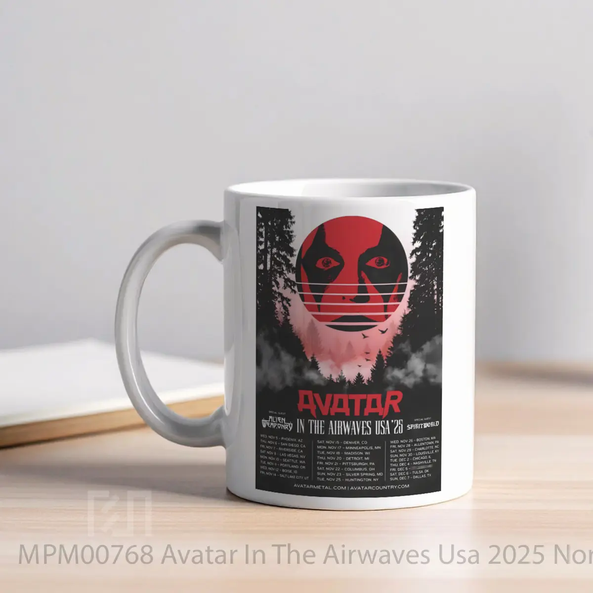 Mug Avatar In The Airwaves Usa 2025 North Ameri 1 MPM00768 - All-side / Desain