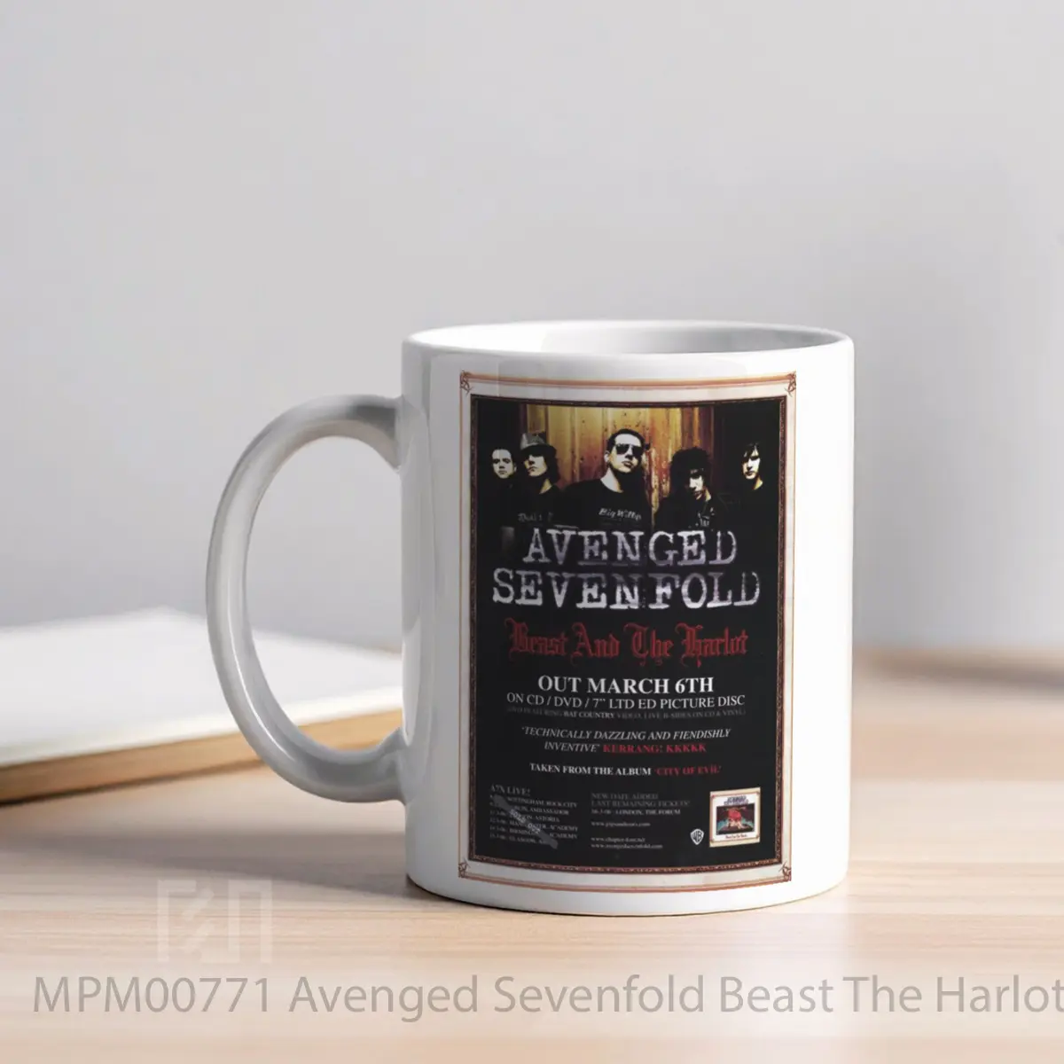 Mug Avenged Sevenfold Beast The Harlot MPM00771 - All-side / Desain