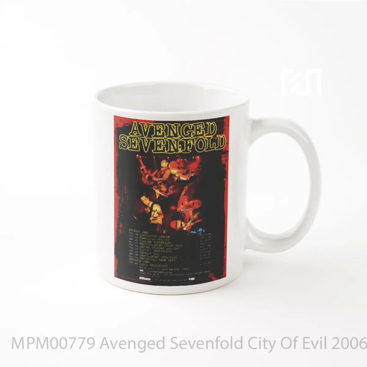 Mug Avenged Sevenfold City Of Evil 2006 Uk Tour MPM00779