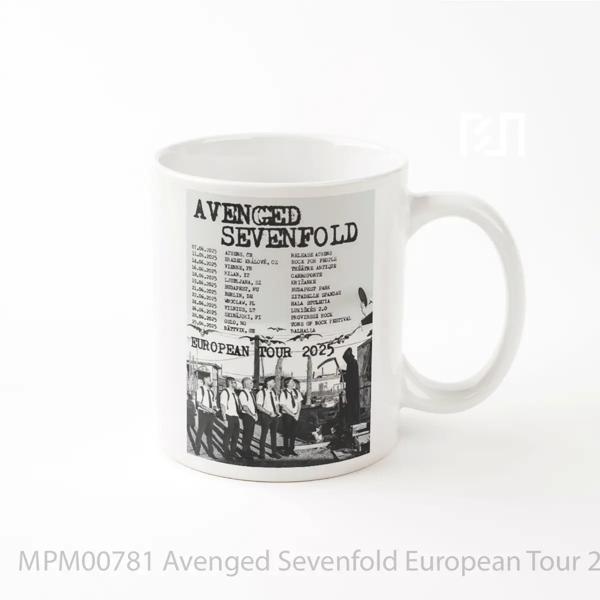 Mug Avenged Sevenfold European Tour 2025 MPM00781