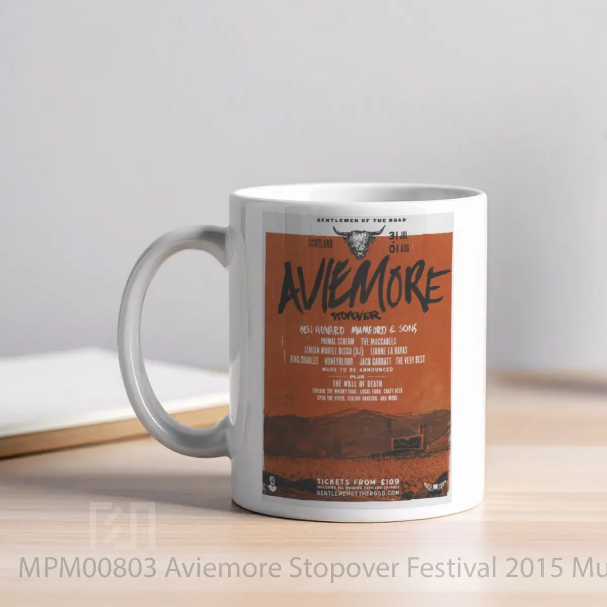 Mug Aviemore Stopover Festival 2015 Mumford Sons MPM00803 - All-side / Desain