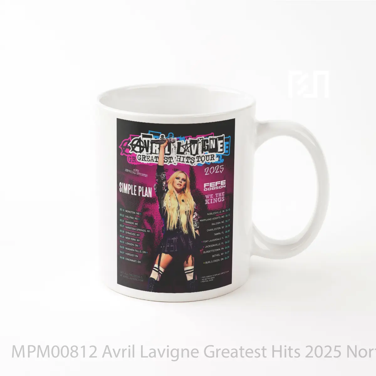 Mug Avril Lavigne Greatest Hits 2025 North America Tou MPM00812