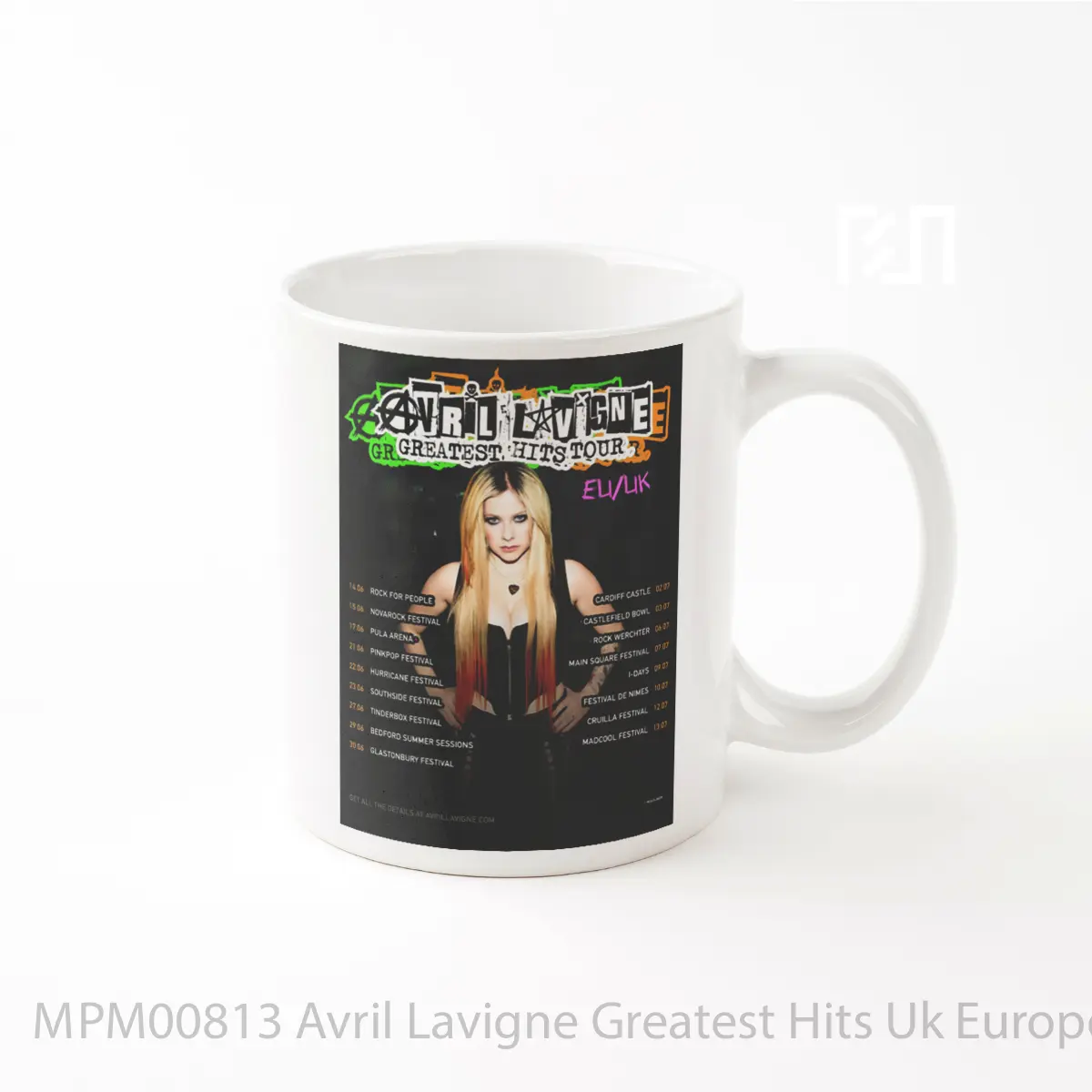 Mug Avril Lavigne Greatest Hits Uk Europe Tour 2024 MPM00813