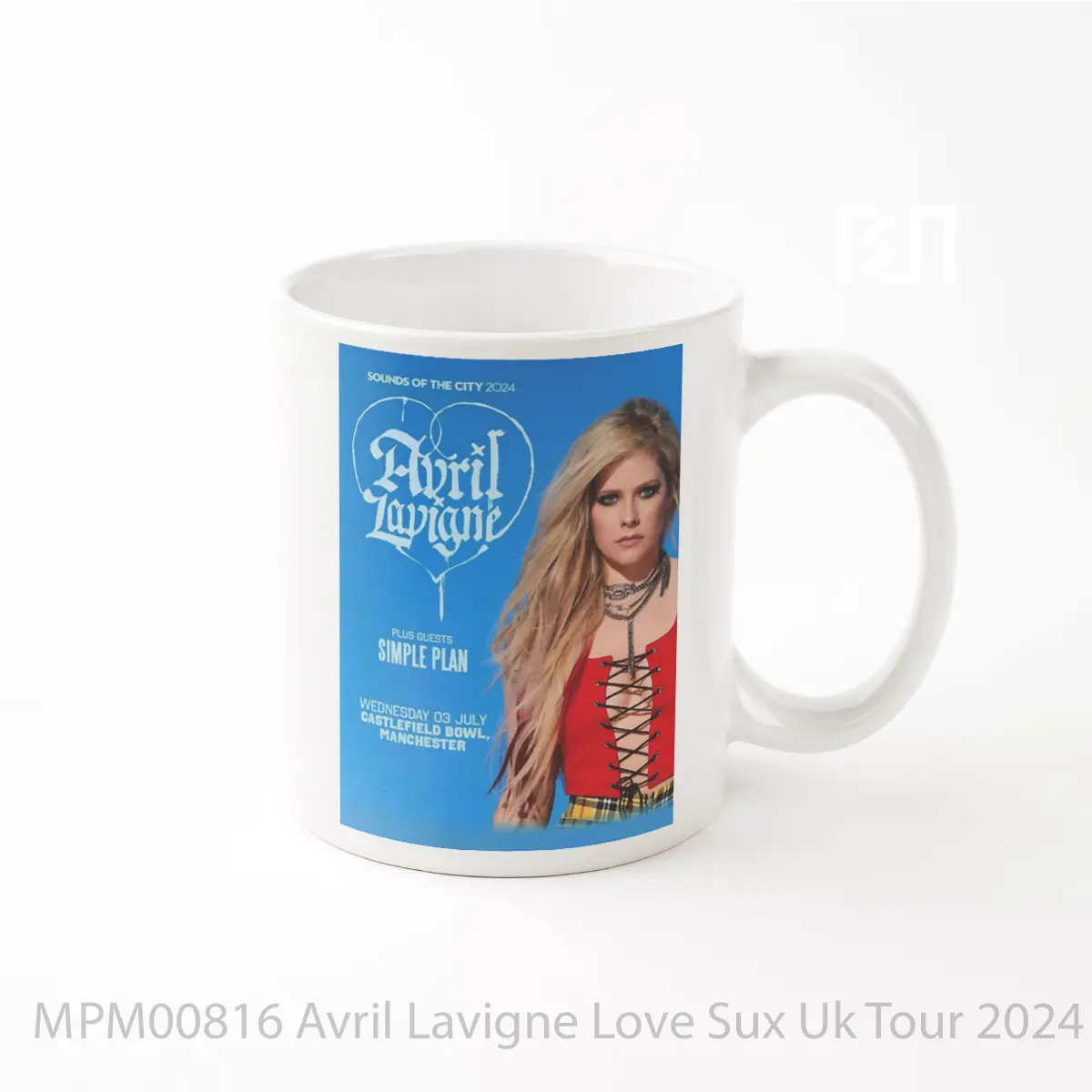 Mug Avril Lavigne Love Sux Uk Tour 2024 Manchester MPM00816