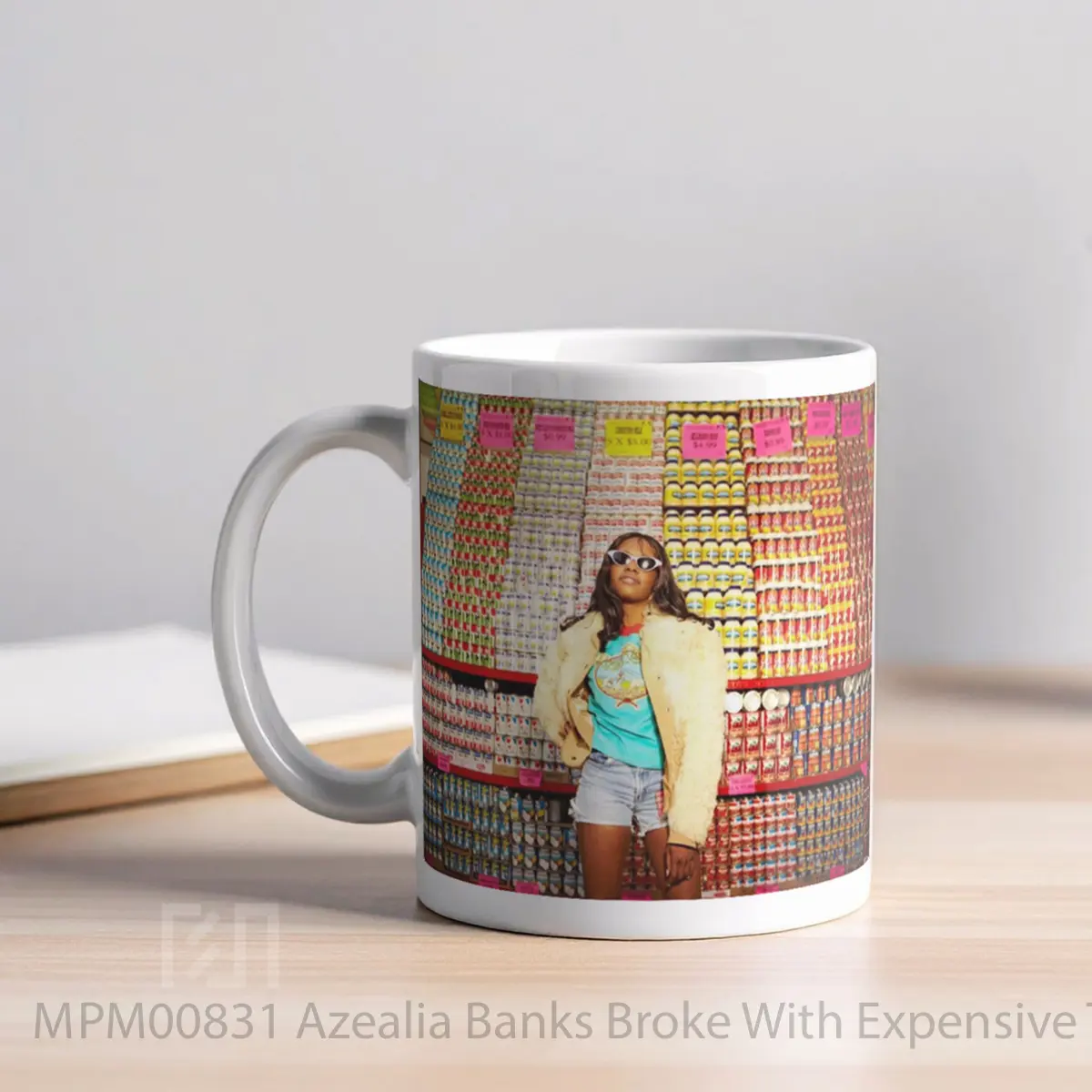 Mug Azealia Banks Broke With Expensive Taste 3 MPM00831 - All-side / Desain