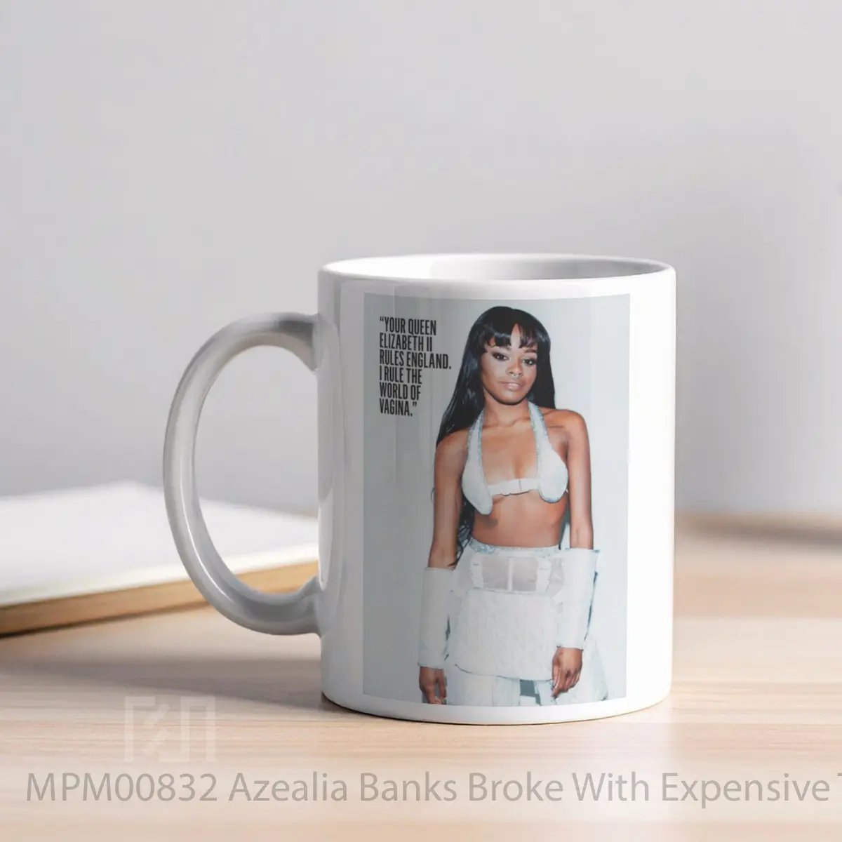 Mug Azealia Banks Broke With Expensive Taste Print MPM00832 - All-side / Desain